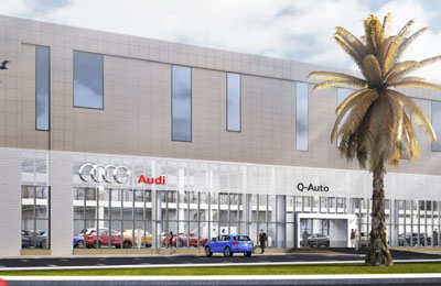 Audi on Audi Unveils New R8  Doha Showroom Plans